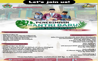 PENERIMAAN SANTRI BARU GELOMBANG 3 TA. 2025/2026